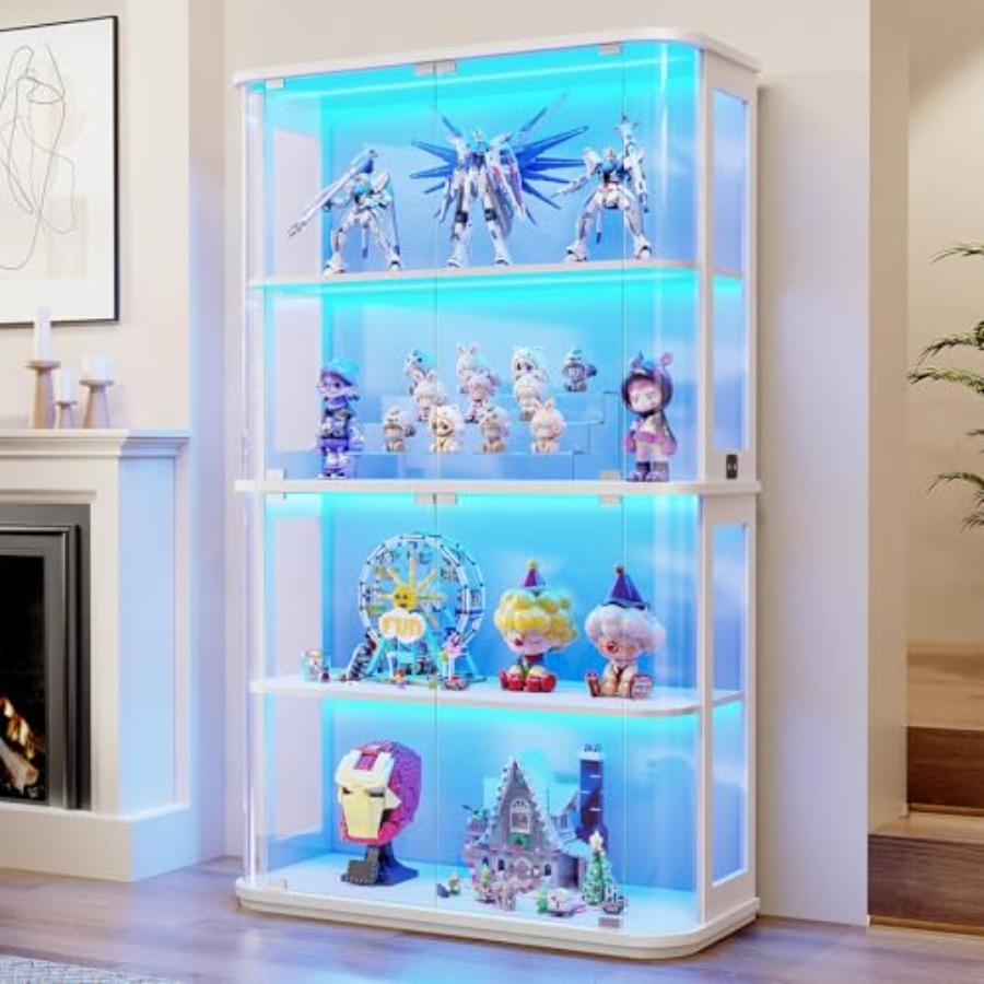 Lighting - Vitrine arredondada para uso em lojas