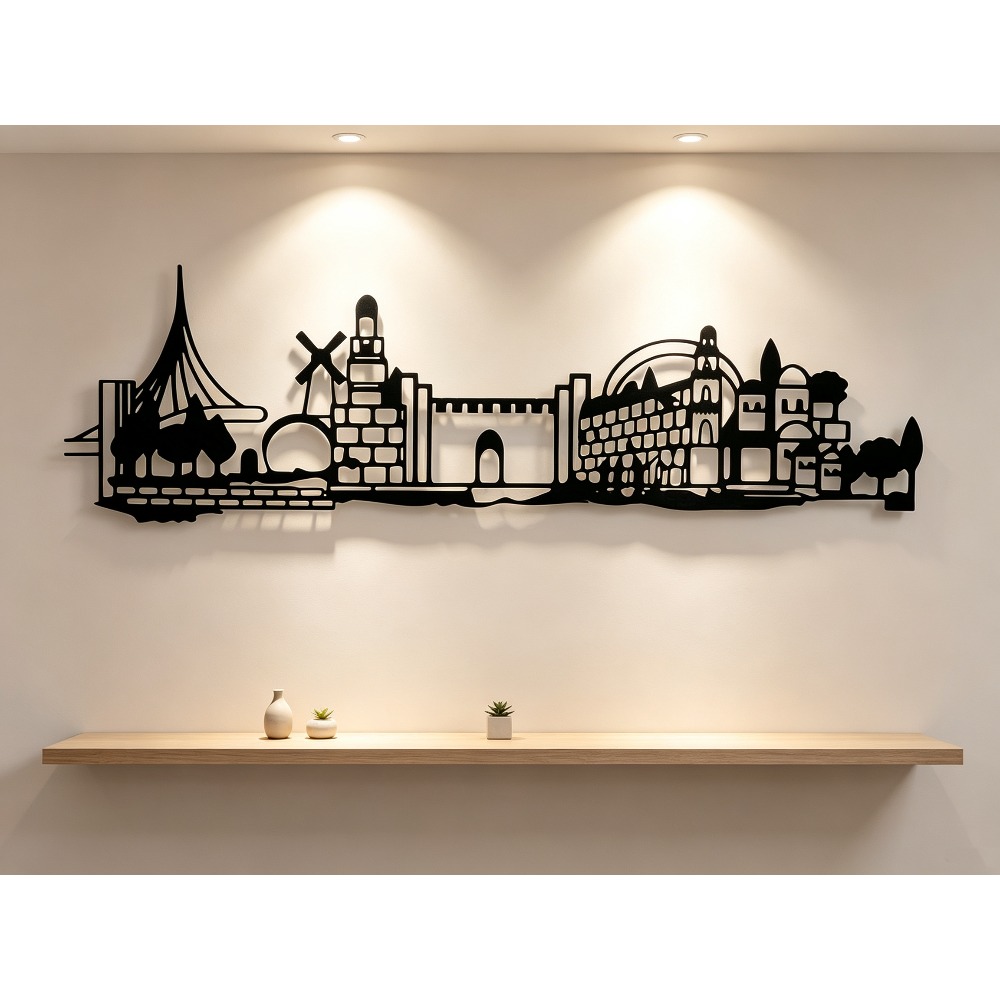 Home Decor - CIFBUY Arte de Parede em Metal: