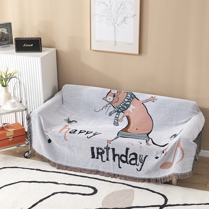 Manta Decorativa Estilo Boho c - Boho Throw Blanket Fringe avaliação e preço