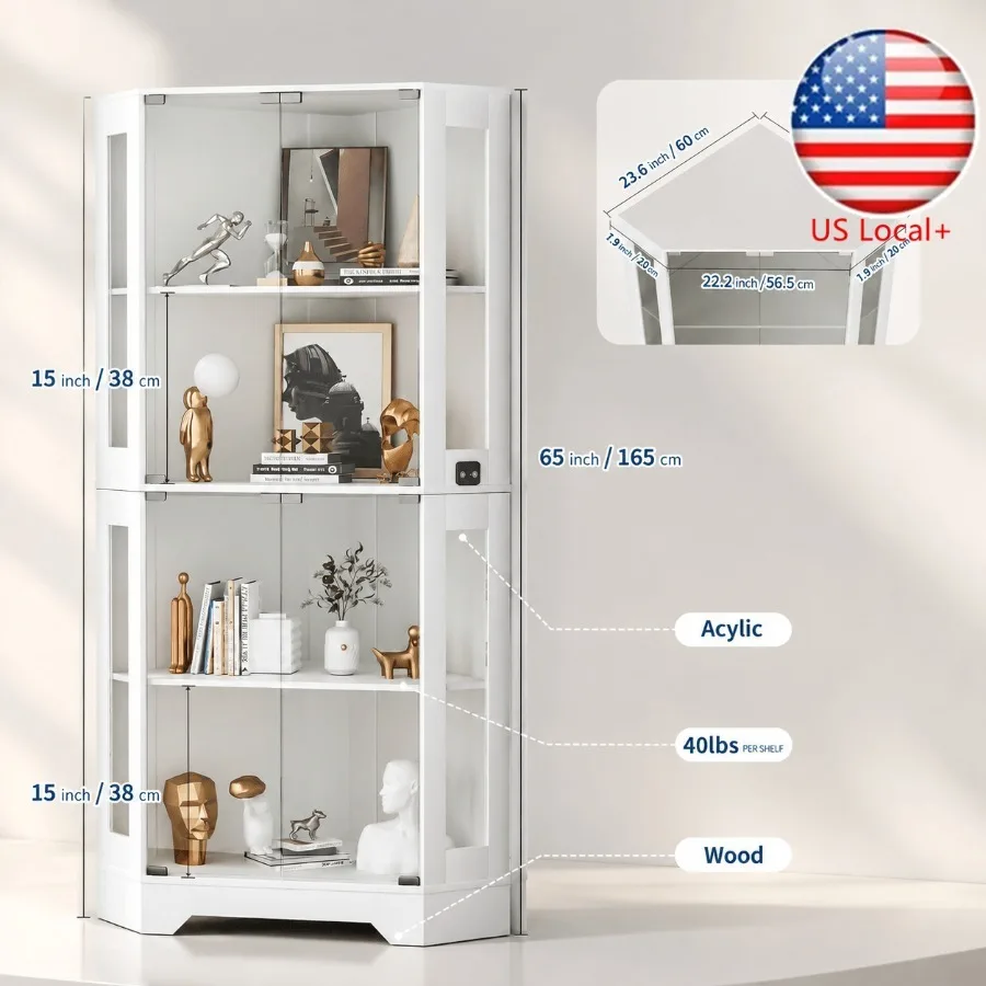 65 Armário de Canto Branco par - Lighting avaliação e preço