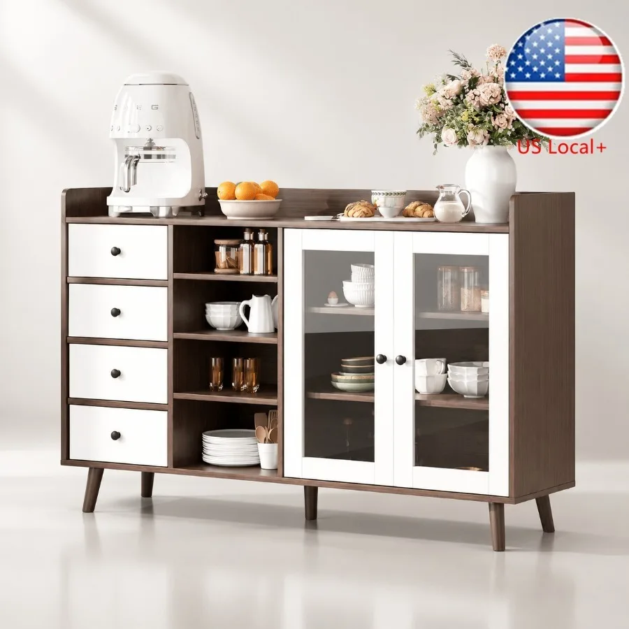 Aparador com Porta de Vidro 55 - Storage & Organization avaliação e preço