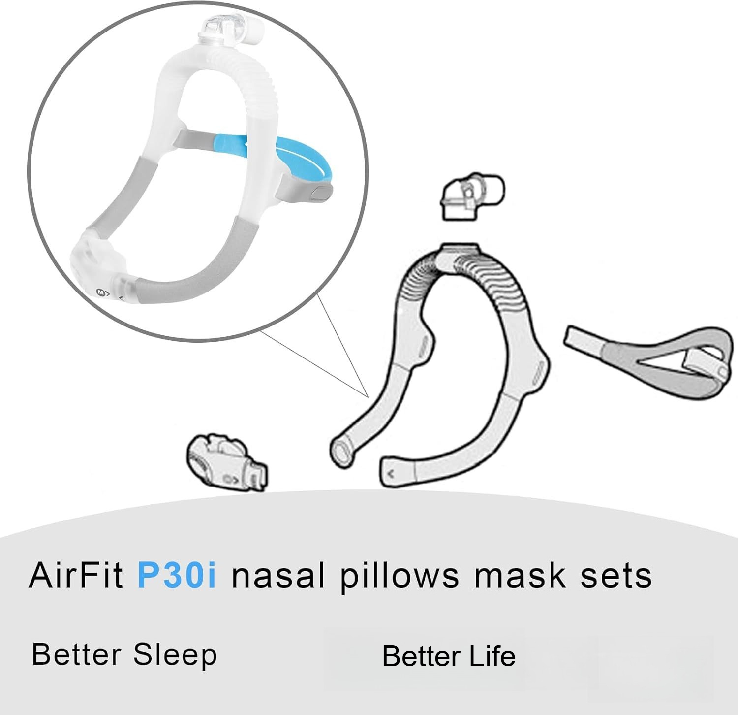 Máscara Nasal CPAP FitAirFit P - Anti Snore Contour Pillow avaliação e preço