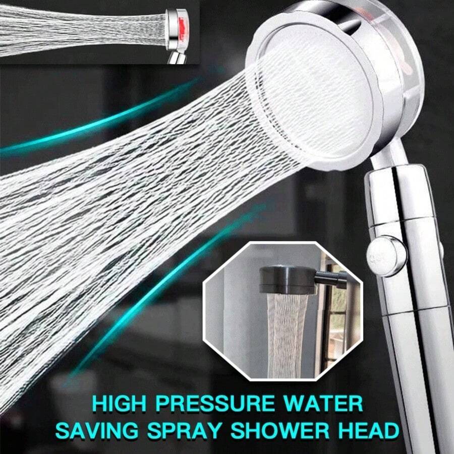 Chuveiro de mão com hélice, bo - High Pressure Shower Head Handheld avaliação e preço